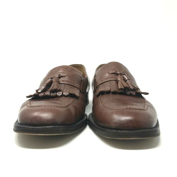Bally Kiltie Tassel Loafer Mens Size 10 D Brown Leather Slip On Dress Shoe Berzo main image 9